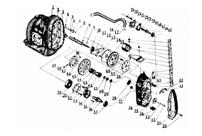 CJ750 Parts Engine Assembly SV M1 M1M parts