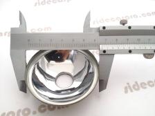 cj750 sidecar front lamp light reflector glass lens precision