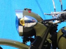 cj750 chang jiang750 pla headlight ring installed