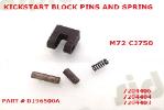 M72 CJ750 Kickstart shaft block pins spring 7204402 7204404 7204406
