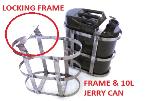 jerry can and lock 10L mount frame sidecar ww2