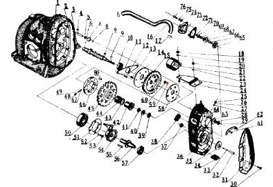 cj750 engine bumper damper starter generator