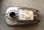 CJ750 gas or fuel tank with toolbox (rough)