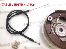 cj750 sidecar brake kit brake cable