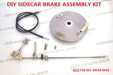 cj750 sidecar brake
