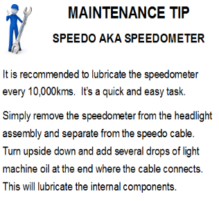 speedo speedometer maintenance tip