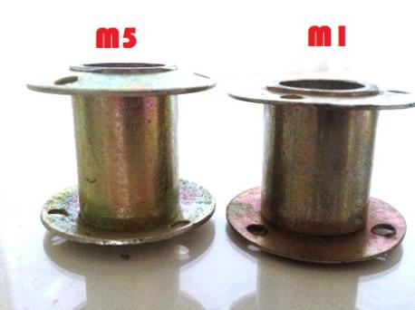 WHEEL SHAFT HUBS M5 VS M1