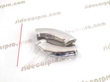 cj750 air intake pipes side valve chrome