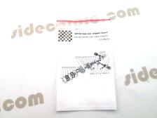 cj750 link rod copper insert for crankshaft insert package