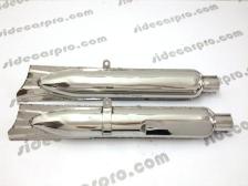 cj750 parts m72 k750 stainless steel fishtail muffler side valve
