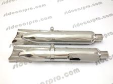 cj750 parts m72 k750 stainless steel fishtail muffler close ohv sv