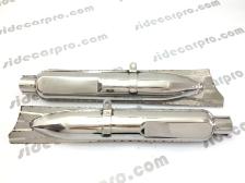 cj750 parts m72 k750 stainless steel fishtail muffler split m1 m1m