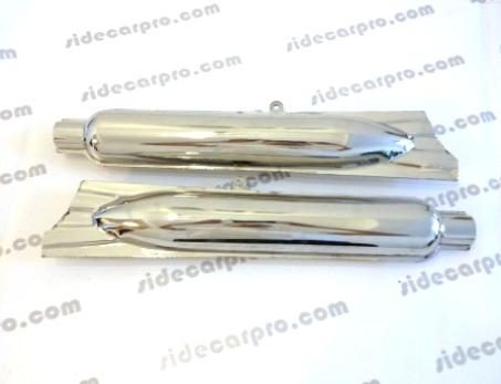 cj750 parts m72 k750 stainless steel fishtail muffler