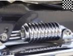 CJ seat spring cap assembly chrome