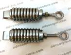 chrome seat spring assembly