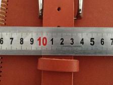 leather saddlebag m72 cj750 r71 brown buckle width