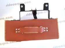 leather saddlebag m72 cj750 r71 brown aerial
