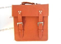 leather saddlebag m72 cj750 r71 brown