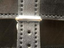 m72 k750 cj750 leather saddlebag pannier inner stitchwork