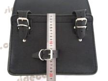 leather small saddlebag cj750 mounting strap dimension parts