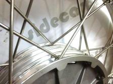 Parts m5 wheel hub polished outer