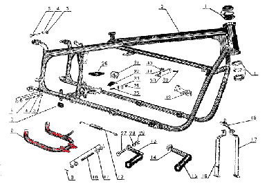 cj750 parts solo side stand