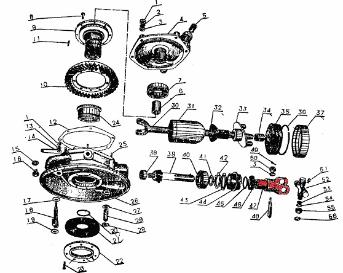 cj750 parts final rear drive universal joint forked spline
