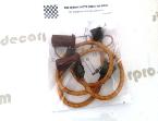 spark plug leads firewires 12v cj750 m1m m1s orange nos